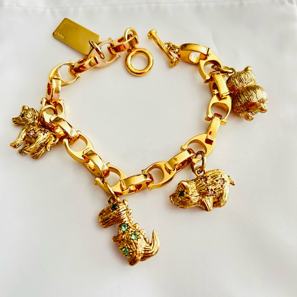 💰SOLD💰RARE NWOT Coach Charm Bracelet - Picture 12 of 13